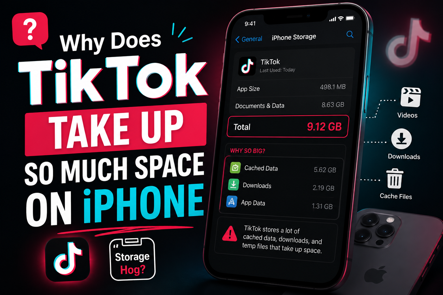 Why Does TikTok Take Up So Much Space on iPhone